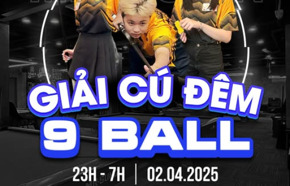 Giải Cú Đêm 9 Ball Tại MiaTown