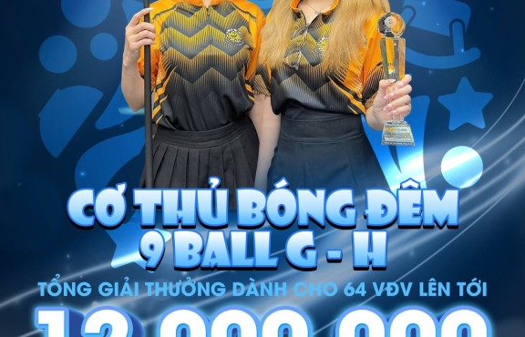 Cơ Thủ Bóng Đêm 9 Ball G-H Tại MiaTown