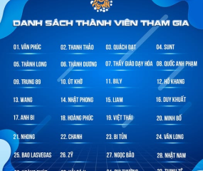 Danh Sach Thành Viên Đăng Ký Tham Gia