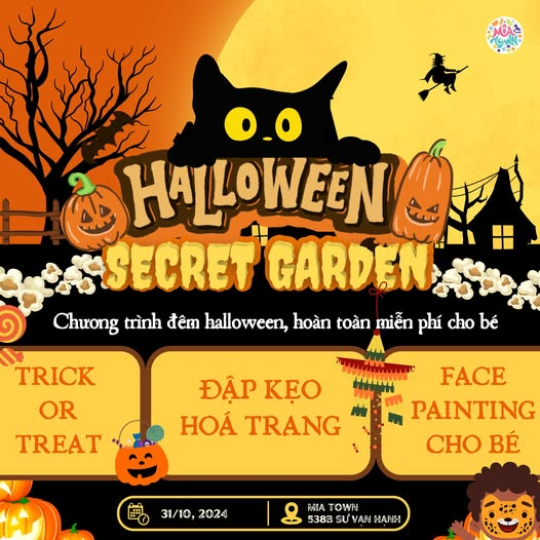 ĐÊM HALLOWEEN MA QUÁI TẠI MIA TOWN - 31/10 ĐỎNG HÂN HOAN VÀ THÚ VỊ