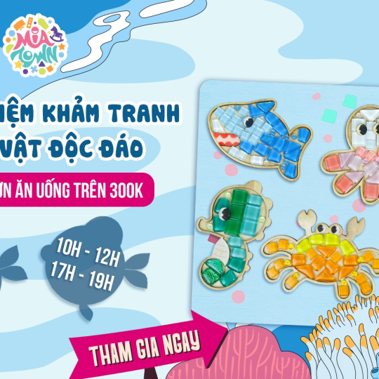 Trải Nghiệm Tranh Động Vật Độc Đáo Tại MiaTown