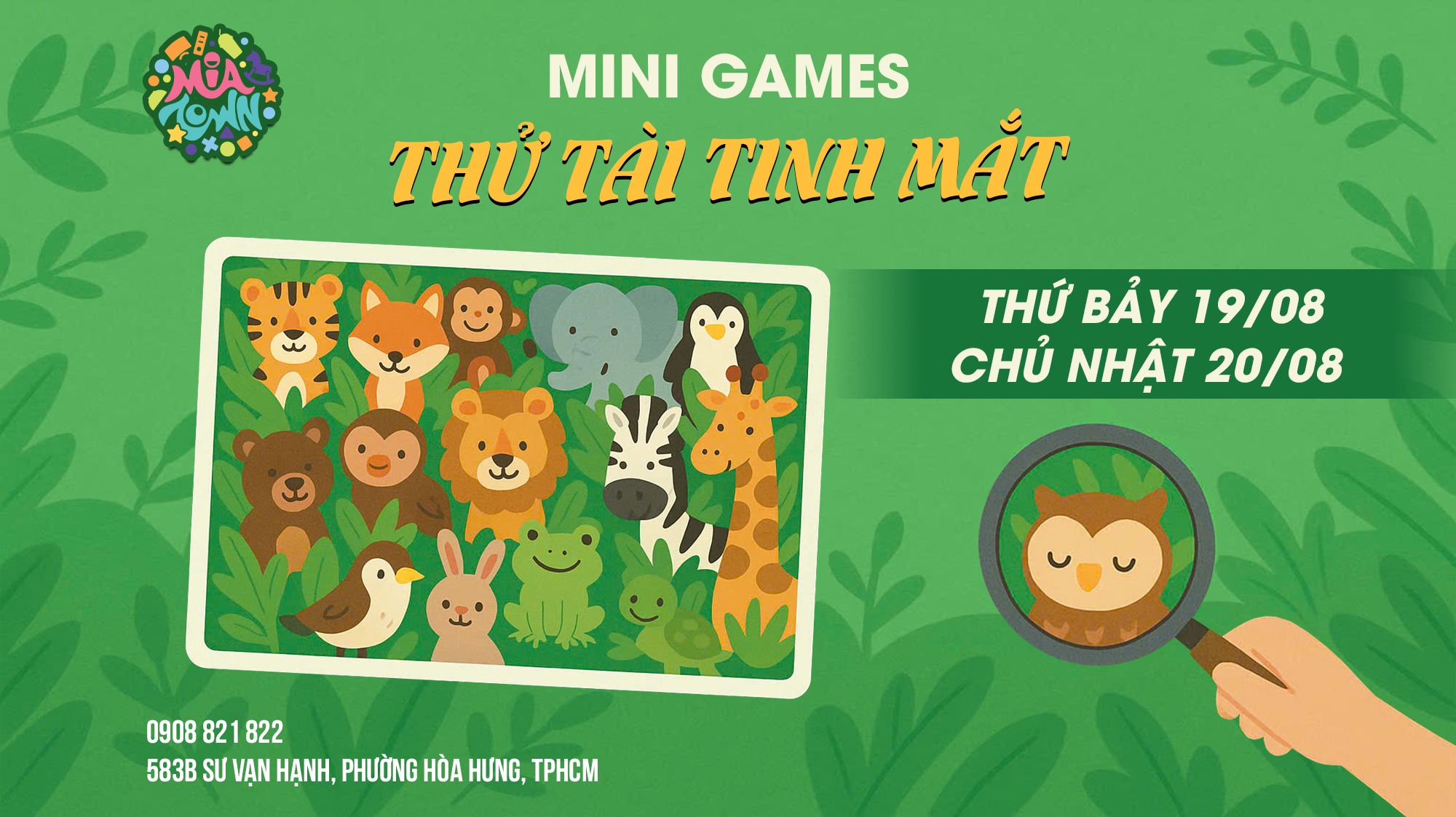 Mini Games: Thử Tài Tinh Mắt - Chơi Vui Mà Còn Rèn Luyện Mắt