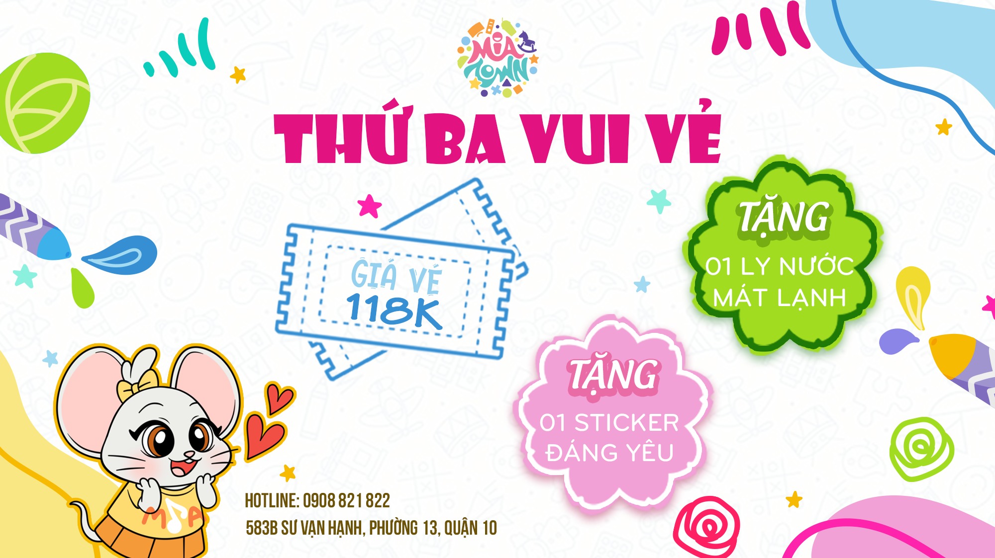 Thứ Ba Vui Vẻ - Đến Mia Town, Bé Chơi Thả Ga