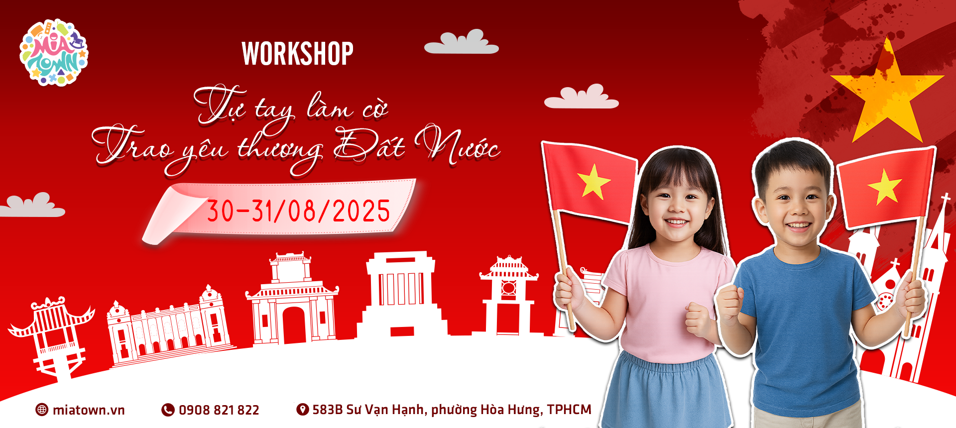 WORKSHOP Tự Tay Làm Cơ - Trao Yêu Thương Đất Nước