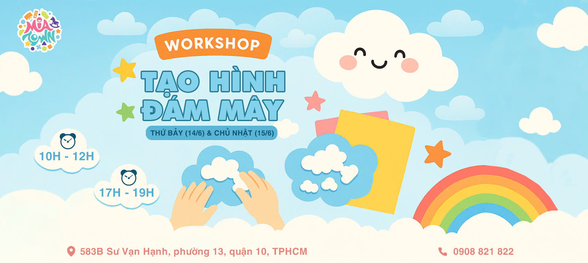 WORKSHOP Tạo Hình Đám Mây Tại MiaTown